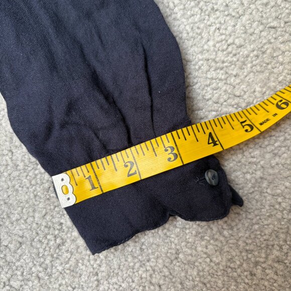 🇨🇦 Nicole Bridger 100% cotton navy shirt - Picture 8 of 8